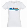 T-shirt donna PADDLEFASHION.COM WHITE cotone manica corta