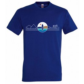 T-shirt uomo PADDLEFASHION.COM BLUE cotone manica corta