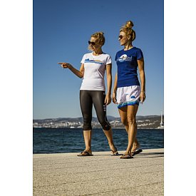 T-shirt donna PADDLEFASHION.COM BLUE cotone manica corta