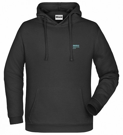 Felpa uomo PADDLEBOARDING BLACK cotone