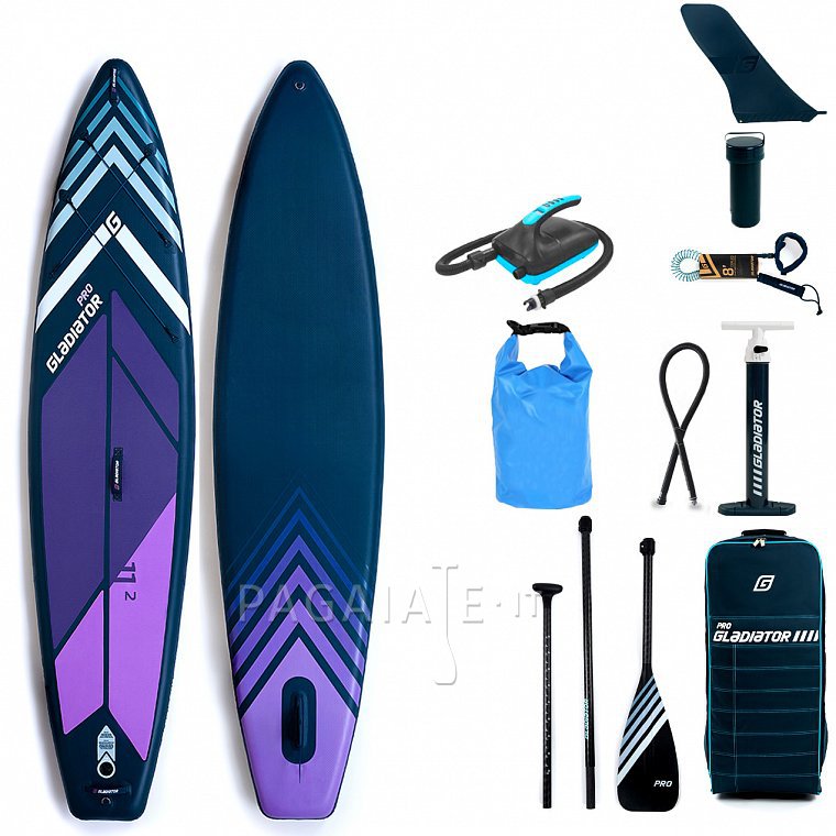 Paddleboard GLADIATOR PRO 11'2 s pádlem model 2022 - nafukovací