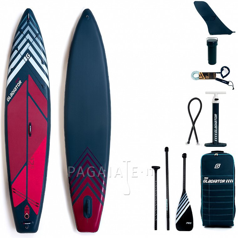 Paddleboard GLADIATOR PRO 12'6 TOURING s pádlem - nafukovací