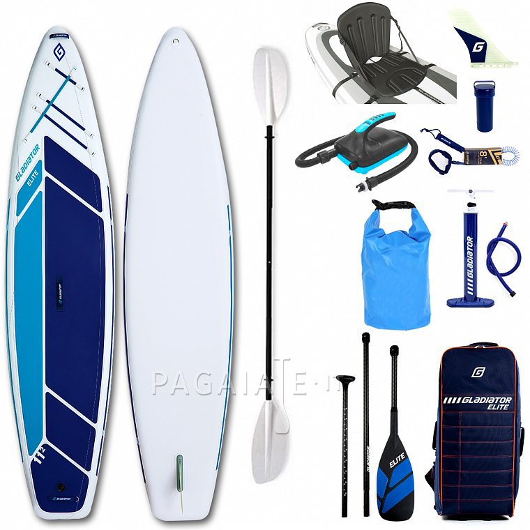 Paddleboard GLADIATOR ELITE 11'2 TOURING s karbon pádlem - nafukovací paddleboard