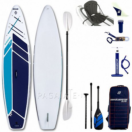 SUP GLADIATOR ELITE 11'4 con pagaia carbon  - SUP gonfiabile