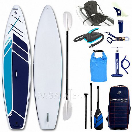 SUP GLADIATOR ELITE 11'4 con pagaia carbon  - SUP gonfiabile