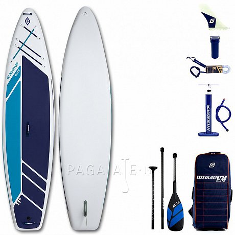 SUP GLADIATOR ELITE  Touring 11'6 con pagaia carbon - SUP gonfiabile