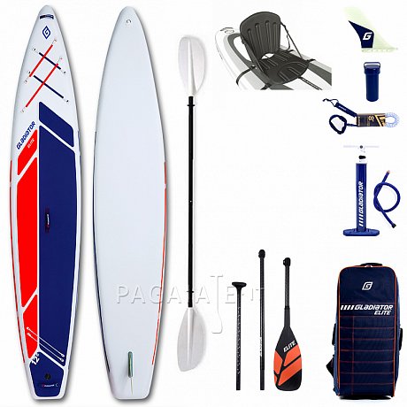 SUP GLADIATOR ELITE 12'6 Sport con pagaia carbon - SUP gonfiabile