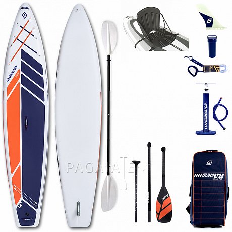 SUP GLADIATOR ELITE 12'6 Touring con pagaia carbon - SUP gonfiabile