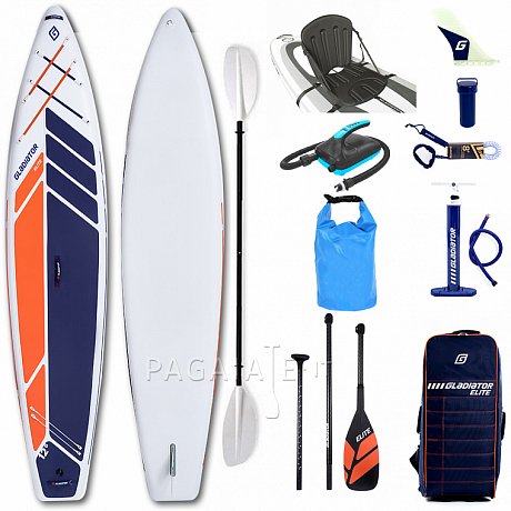 SUP GLADIATOR ELITE 12'6 Touring con pagaia carbon - SUP gonfiabile