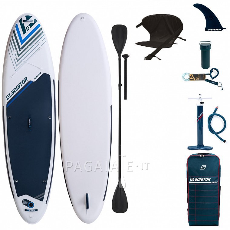 Paddleboard GLADIATOR ORIGIN COMBO 10'8 WHITE - nafukovací