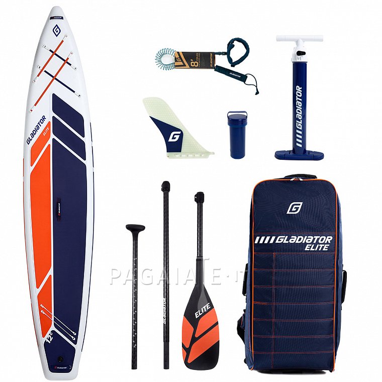 SUP GLADIATOR ELITE 12'6 Light con pagaia carbon - SUP gonfiabile