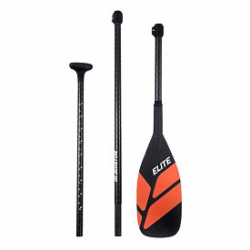 GLADIATOR ELITE RED carbonio telescopica in 3 sezioni per SUP gonfiabili