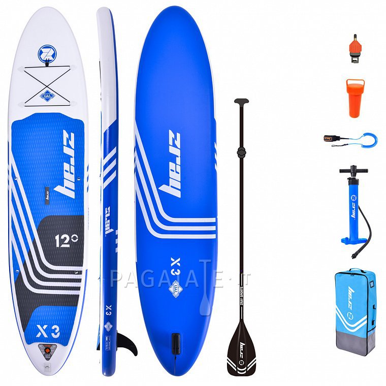 Paddleboard ZRAY X3 X-Rider Epic 12'0 s pádlem - nafukovací paddleboard