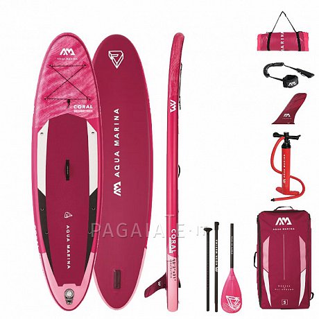 SUP AQUA MARINA CORAL 10'2 modello 2022 - SUP gonfiabile