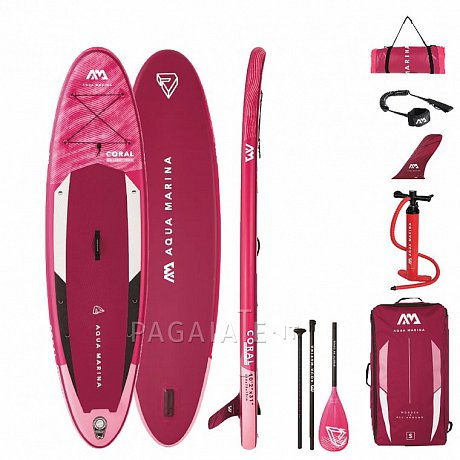 SUP AQUA MARINA CORAL 10'2 modello 2022 - SUP gonfiabile