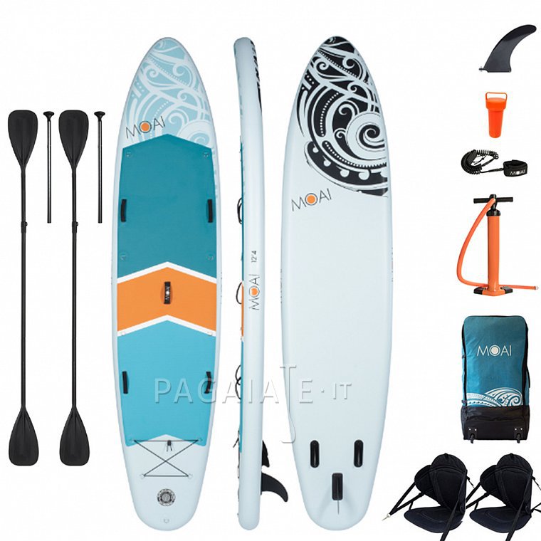 Paddleboard MOAI MULTI-PERSON 12'4 - nafukovací paddleboard