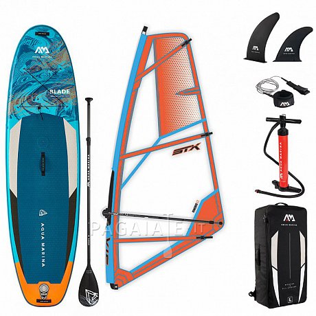 SUP AQUA MARINA Blade 10'6 modelo 2022 con vela STX - SUP gonfiabile, WindSUP