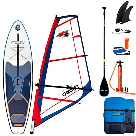 SUP STX Hybrid Cruiser 10’8” completo di vela e pagaia - SUP gonfiabile, WindSUP