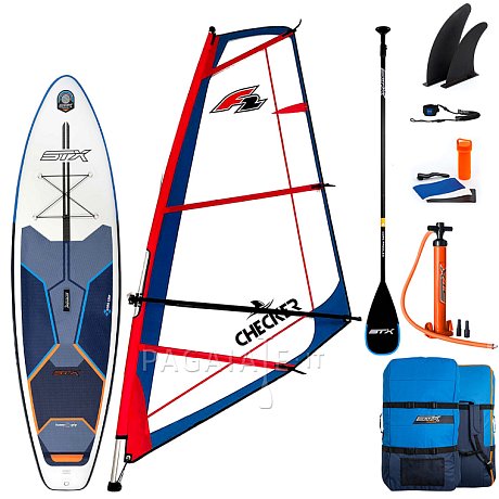 SUP STX Hybrid Cruiser 10’8” completo di vela e pagaia - SUP gonfiabile, WindSUP