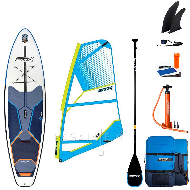 SUP STX Hybrid Cruiser 10’8” completo di vela e pagaia - SUP gonfiabile, WindSUP