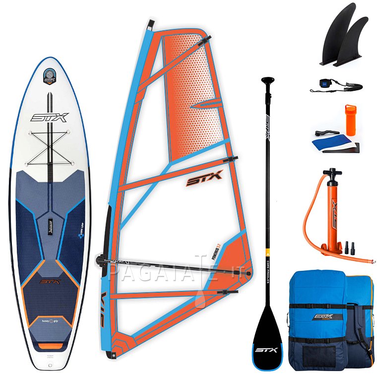 SUP STX Hybrid Cruiser 10’8” completo di vela e pagaia - SUP gonfiabile, WindSUP