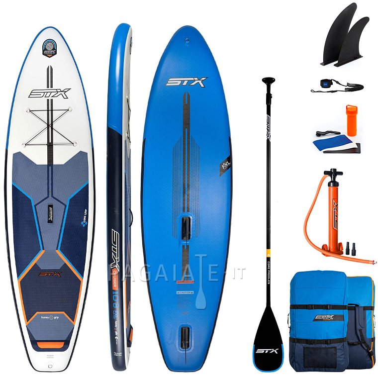 SUP STX Hybrid Cruiser 10’8” completo di vela e pagaia - SUP gonfiabile, WindSUP