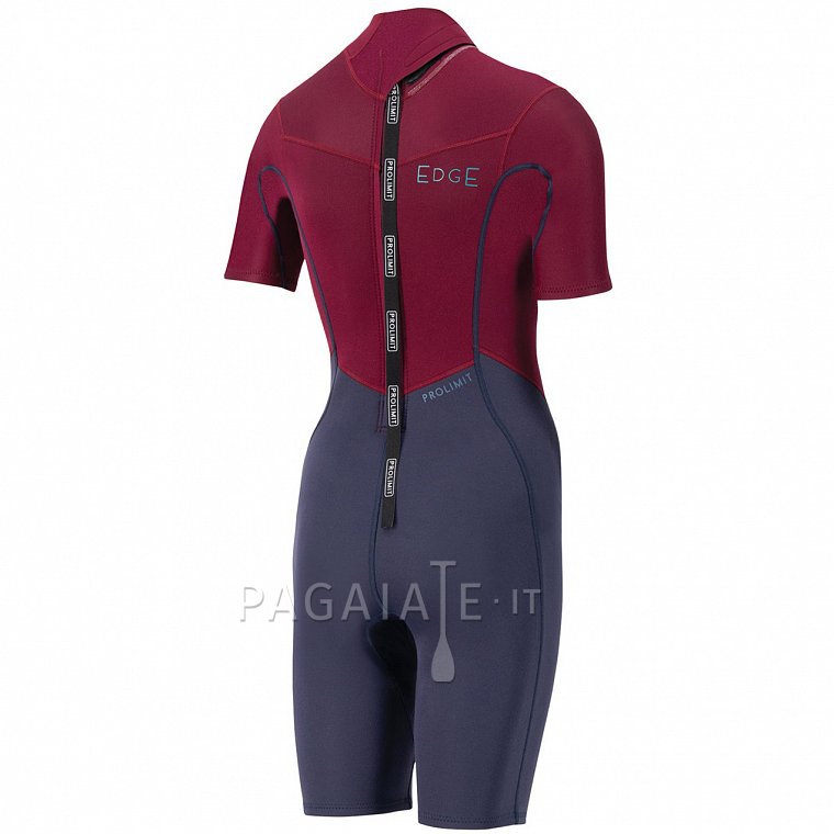 Neopren dámský PROLIMIT Edge Shorty Navy/Wine