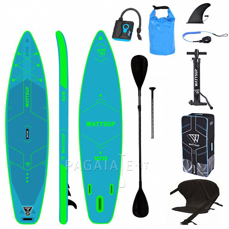 Paddleboard WATTSUP  Bream Combo 10'6'''x32''x6' - nafukovací paddleboard s pádlem