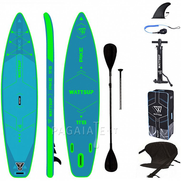 Paddleboard WATTSUP  Pike Combo 11'6'' - nafukovací paddleboard s pádlem