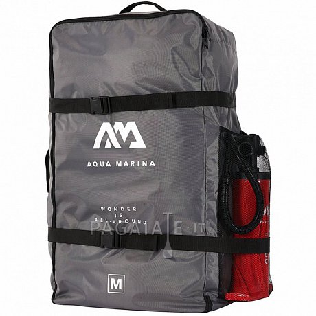 Zaino da trasporto AQUA MARINA ZIP BACKPACK per kayak gonfiabile multiposto o un SUP gonfiabile grande