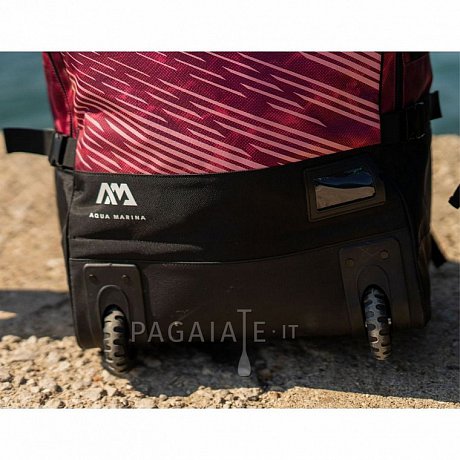 Zaino da trasporto AQUA MARINA Premium 90l con le ruote - rosso