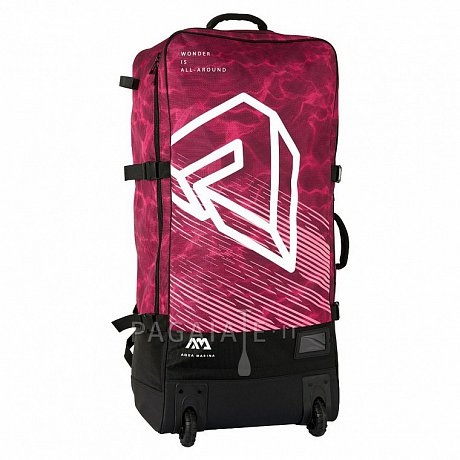 Zaino da trasporto AQUA MARINA Premium 90l con le ruote - rosso