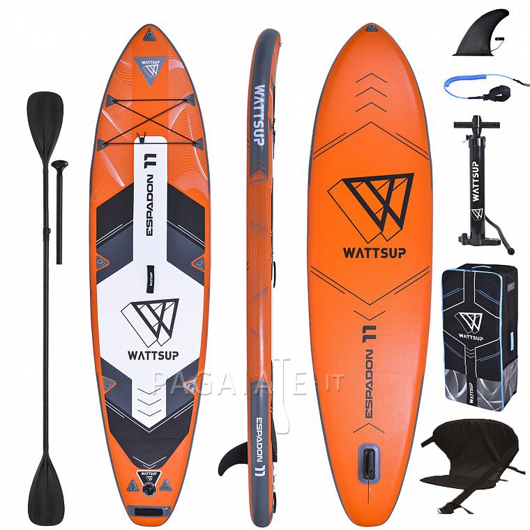 Paddleboard WATTSUP ESPADON 11'0 - nafukovací paddleboard s pádlem