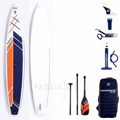 SUP GLADIATOR ELITE 14' Touring con pagaia carbon modello 2022 - SUP gonfiabile