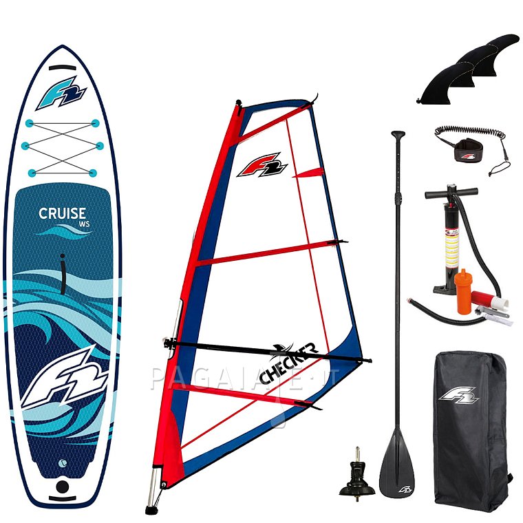 SUP F2 CRUISE WINDSURF 10'6 con vela - SUP gonfiabile, WindSUP, kayak