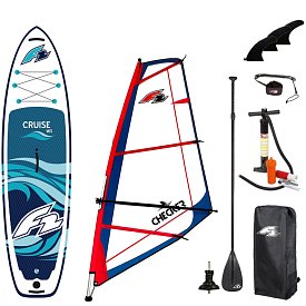 SUP F2 CRUISE WINDSURF 10'6 con vela - SUP gonfiabile, WindSUP, kayak