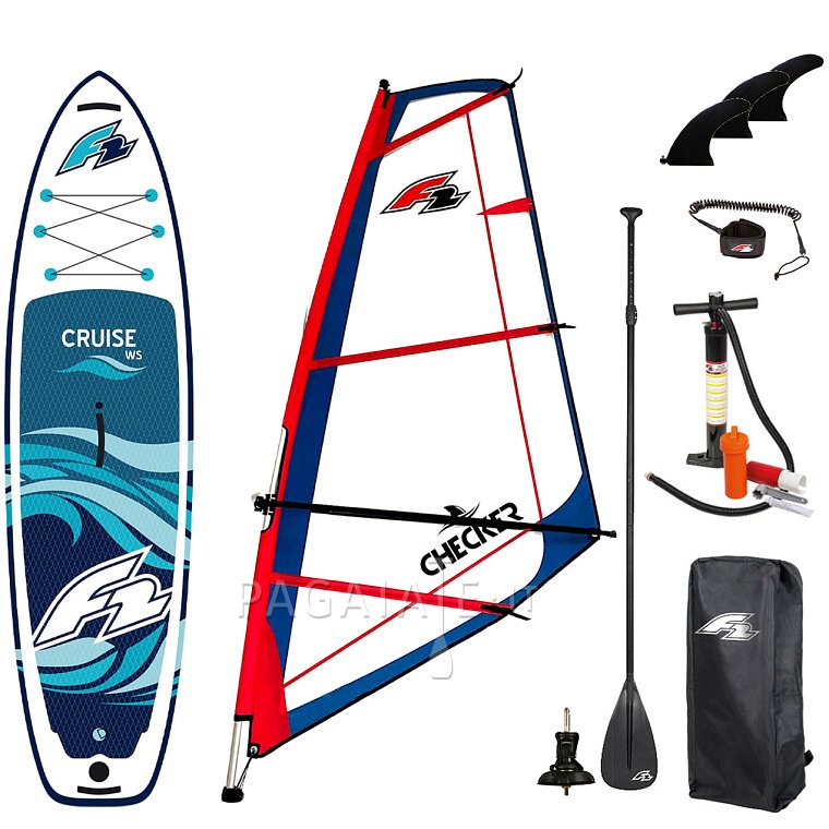 SUP F2 CRUISE WINDSURF 10'6 con vela - SUP gonfiabile, WindSUP, kayak