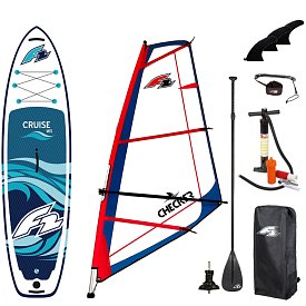 SUP F2 CRUISE WINDSURF 10'6 con vela - SUP gonfiabile, WindSUP, kayak