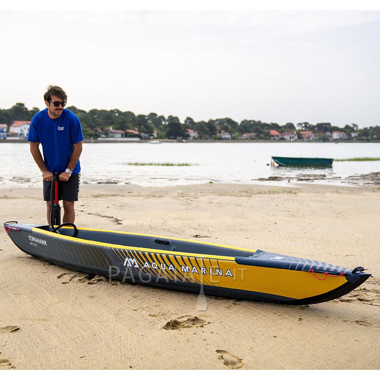 Kajak AQUA MARINA TOMAHAWK AIR-K 375 model 2023 -  jednomístný nafukovací