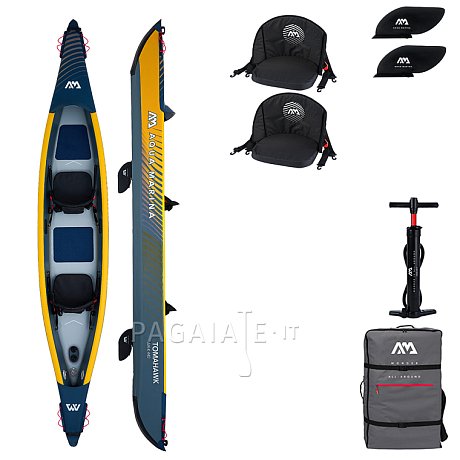 Kayak AQUA MARINA TOMAHAWK AIR-K 440 - kayak gonfiabile 2 posti