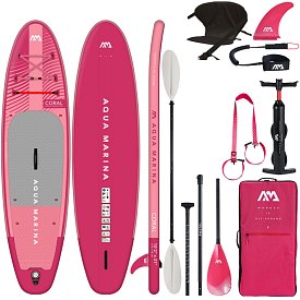 SUP AQUA MARINA CORAL 10'2 PINK modello 2023 - SUP gonfiabile