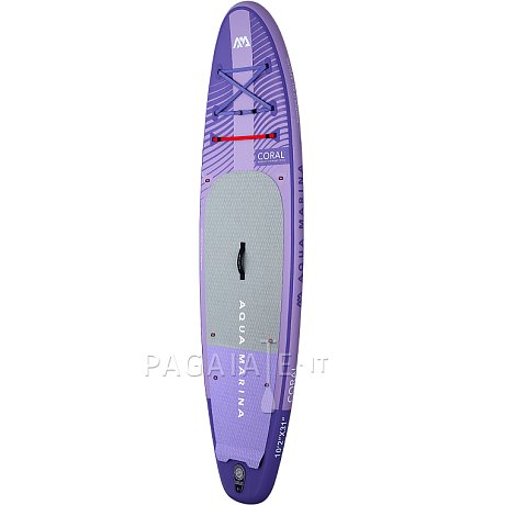 SUP AQUA MARINA CORAL 10'2 PURPLE modello 2023 - SUP gonfiabile