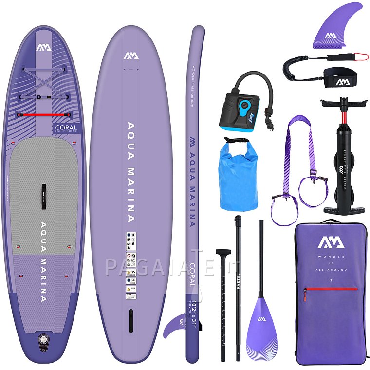 Paddleboard AQUA MARINA CORAL 10'2 fialová model 2023