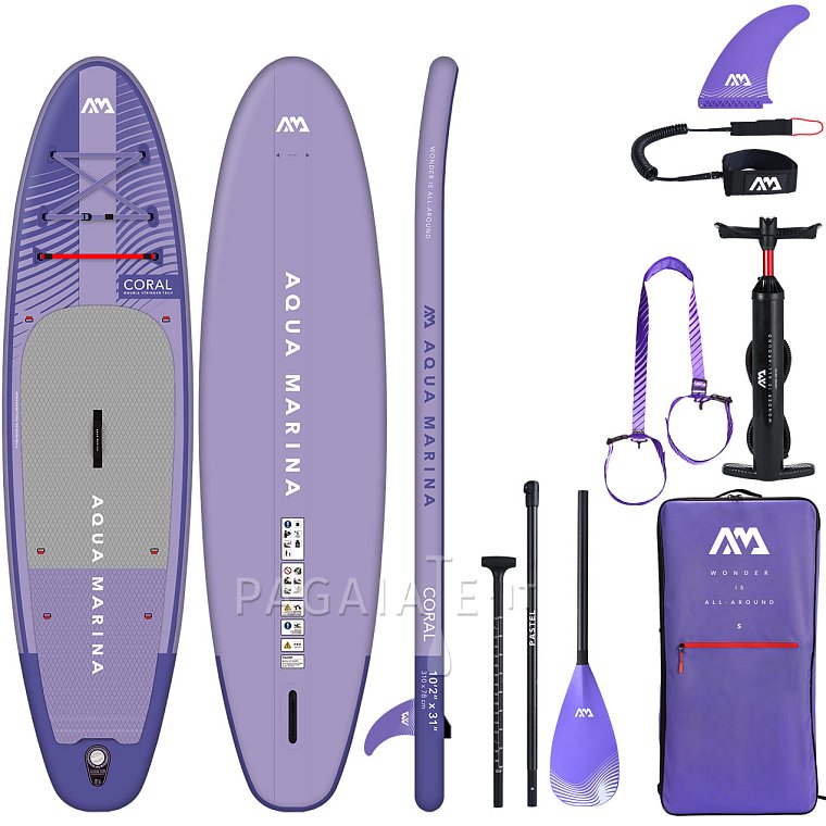 Paddleboard AQUA MARINA CORAL 10'2 fialová model 2023