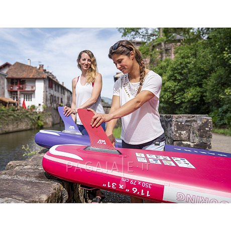 SUP AQUA MARINA CORAL TOURING 11'6" PINK - SUP gonfiabile