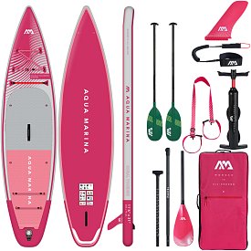 SUP AQUA MARINA CORAL TOURING 11'6" PINK modello 2023 - SUP gonfiabile