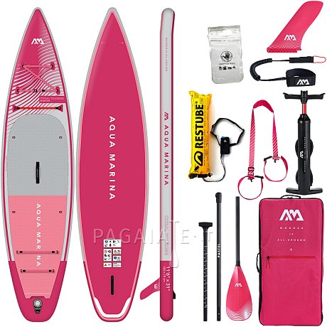 SUP AQUA MARINA CORAL TOURING 11'6" PINK - SUP gonfiabile