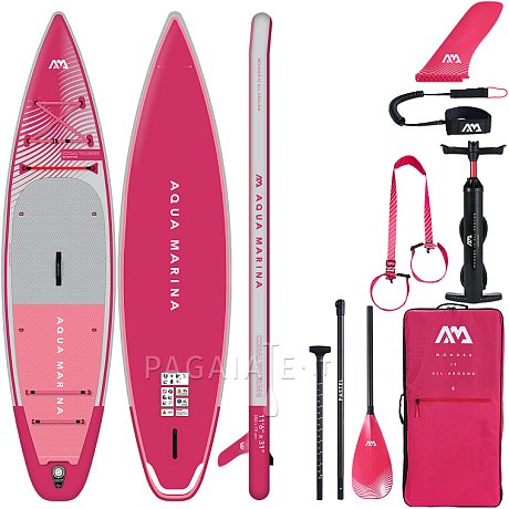 SUP AQUA MARINA CORAL TOURING 11'6" PINK - SUP gonfiabile