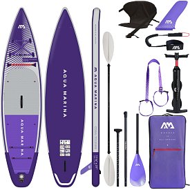 SUP AQUA MARINA CORAL TOURING 11'6" PURPLE - SUP gonfiabile