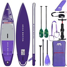 SUP AQUA MARINA CORAL TOURING 11'6" PURPLE - SUP gonfiabile